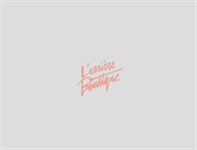Tablet Screenshot of larriere-boutique.com